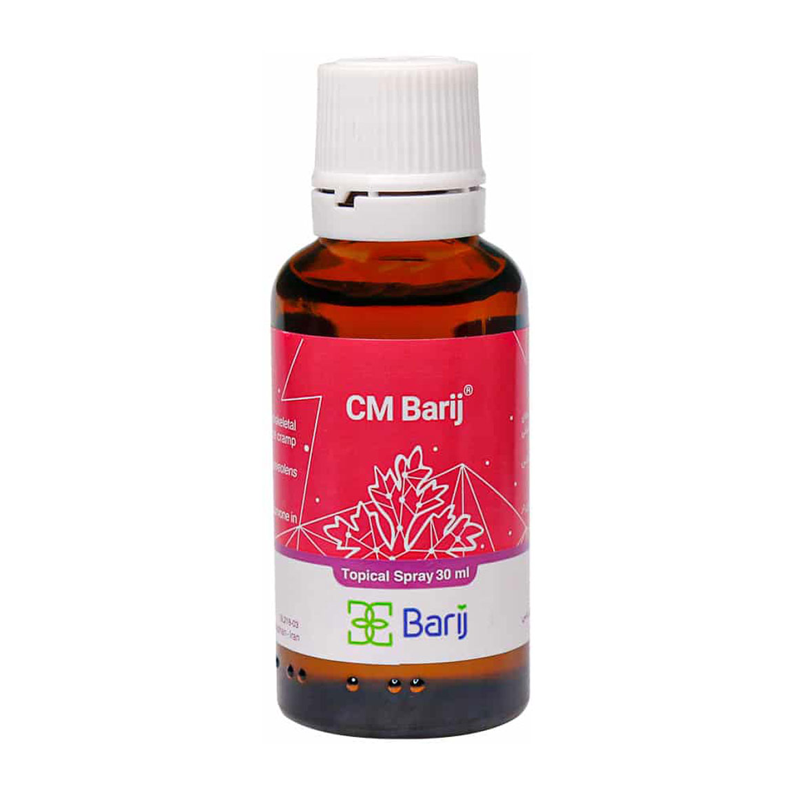 اسپری موضعی سی ام حجم 30 میلی ‎لیتر Barij Essence CM Spray 30 ml