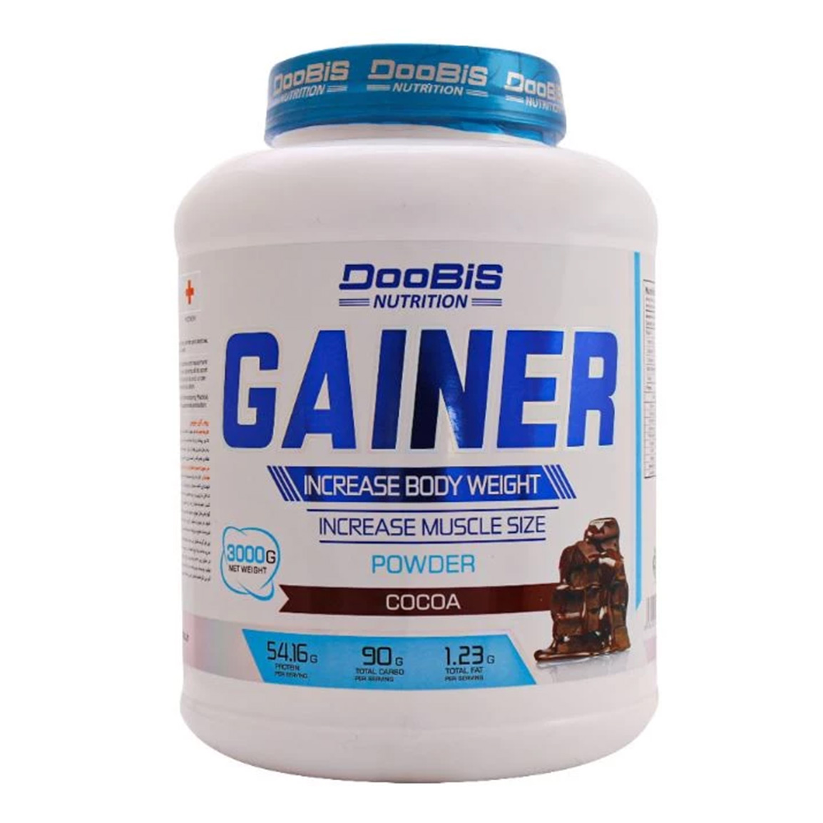 پودر گینر با طعم کاکائو وزن 3000 گرم Doobis Gainer 3000 g