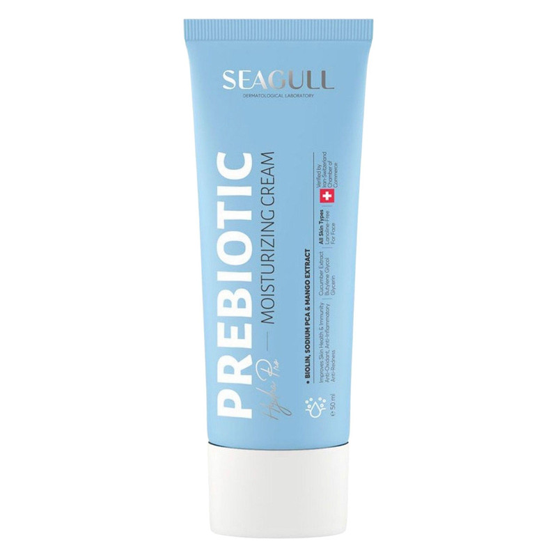 کرم مرطوب کننده مدل Prebiotic حجم 50 میلی لیتر Seagull Prebiotic Moisturizing Cream 50 ml
