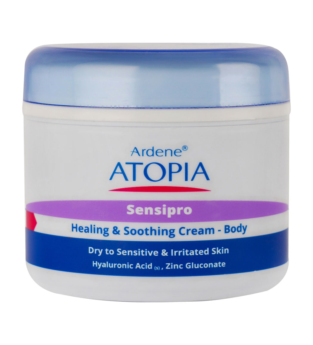 کرم بدن مرطوب کننده مدل Sensipro  اتوپیا Ardene Atopia Sensipro Body Healing And Soothing Cream For Sensitive And Irritated Skin 150ml