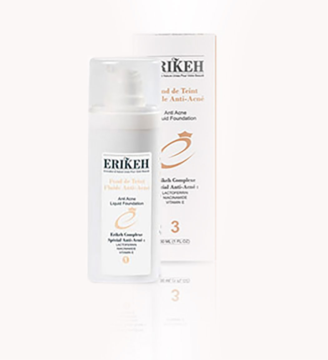 کرم پودر مناسب برای پوست های آکنه دار ERIKE Fluid Anti Acne
