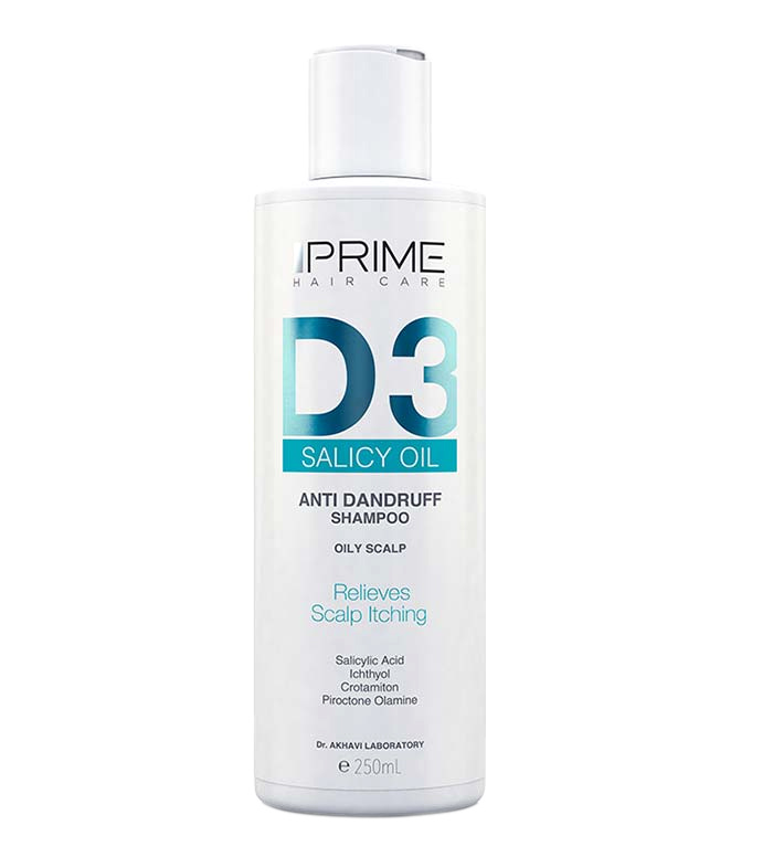 شامپو ضد شوره سالیسی اویل دی 3 Prime Salicy Oil D3 Anti Dandruff Shampoo 250ml