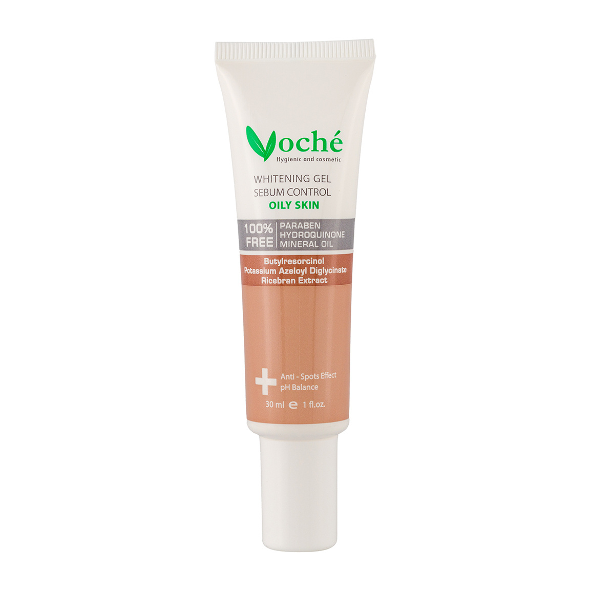 ژل رفع لک و تیرگی مناسب پوست چرب 30 میل Voche Brightening Gel