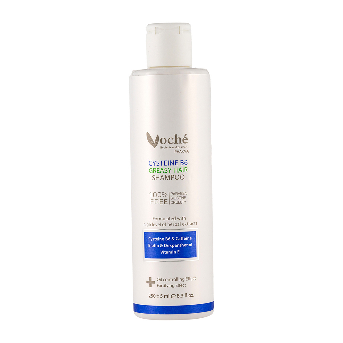 شامپو تقویت کننده مو حاوی سیستین و ویتامین B6 مناسب موهای چرب 250میل Voche Cystein B6 For Greasy Hair Shampoo 250ml