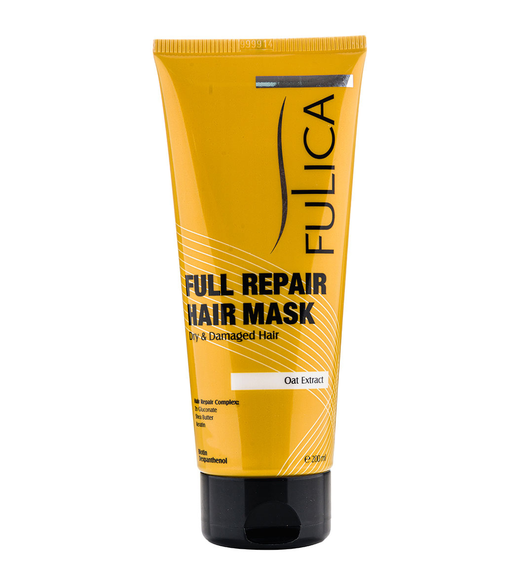 ماسک مو حاوی عصاره جو دوسر مناسب موهای خشک و آسیب دیده 200میل Fulica Full Repair Hair Mask 200ml