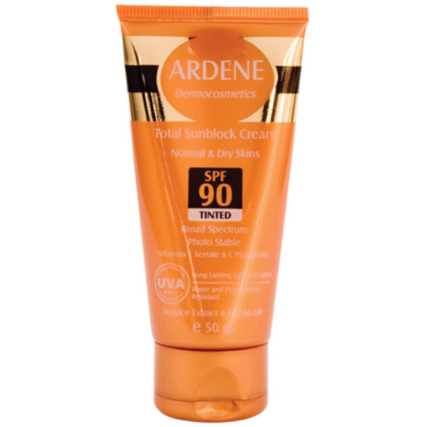 کرم ضد آفتاب رنگی اس پی اف 90 ardene spf 90 tinted total sunblock cream