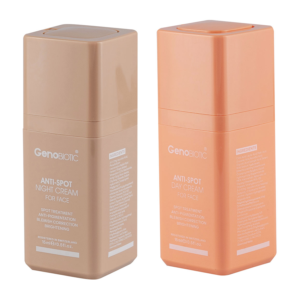 کرم ضد لک روز و شب 15میل Geno Biotic Anti Spot Day And Night Cream