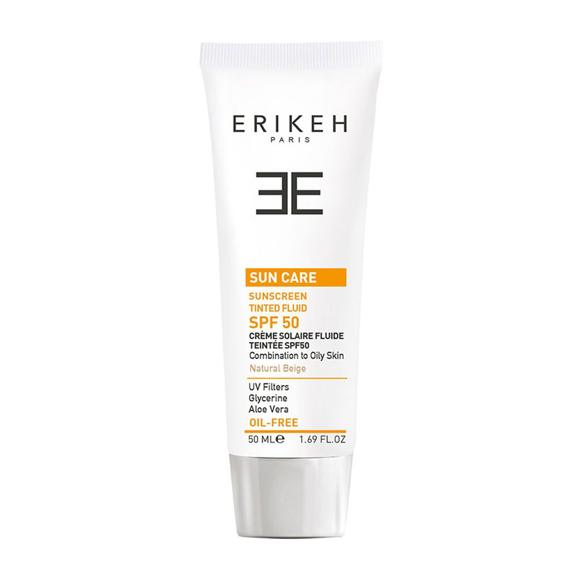 فلوئید ضد آفتاب بژ طبیعی و فاقد چربی دارای spf50 حجم 50میل