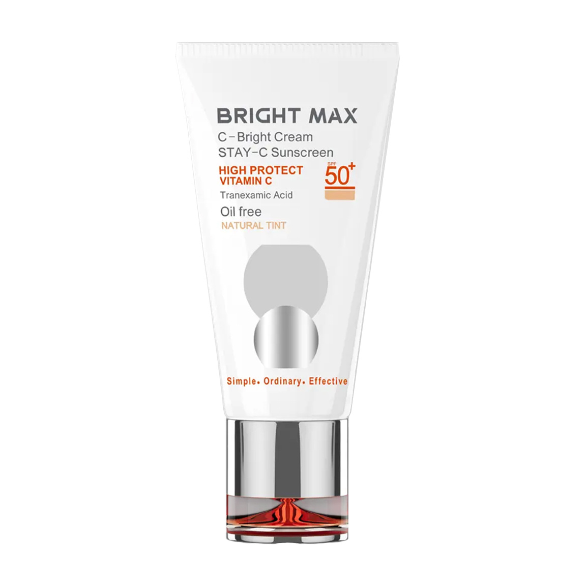 ضد آفتاب ویتامین سی دارای spf50 با رنگ طبیعی حجم 50 میل Bright Max C Sunscreen 50 ml