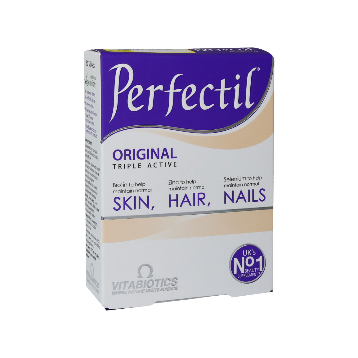 قرص پرفکتیل بسته 30 عددی Vitabiotics Perfectil 30 Tablets