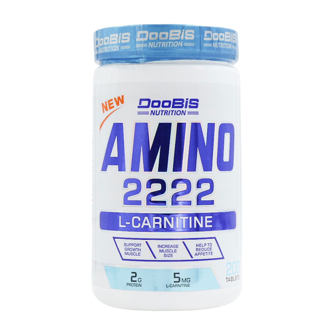 قرص Amino Whey به همراه ال کارنیتین بسته 200 عددی Doobis Amino Whey 2222 200 Tabs