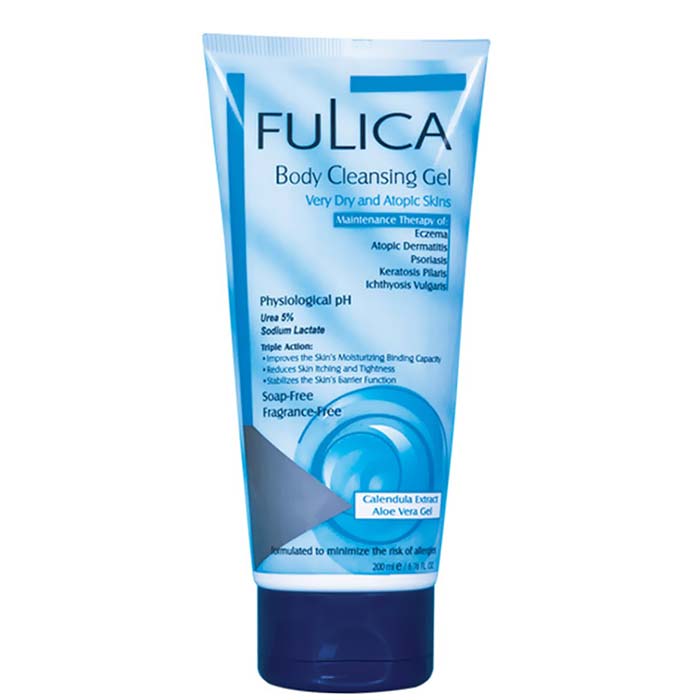 شامپو بدن پوست خیلی خشک fulica body cleansing gel