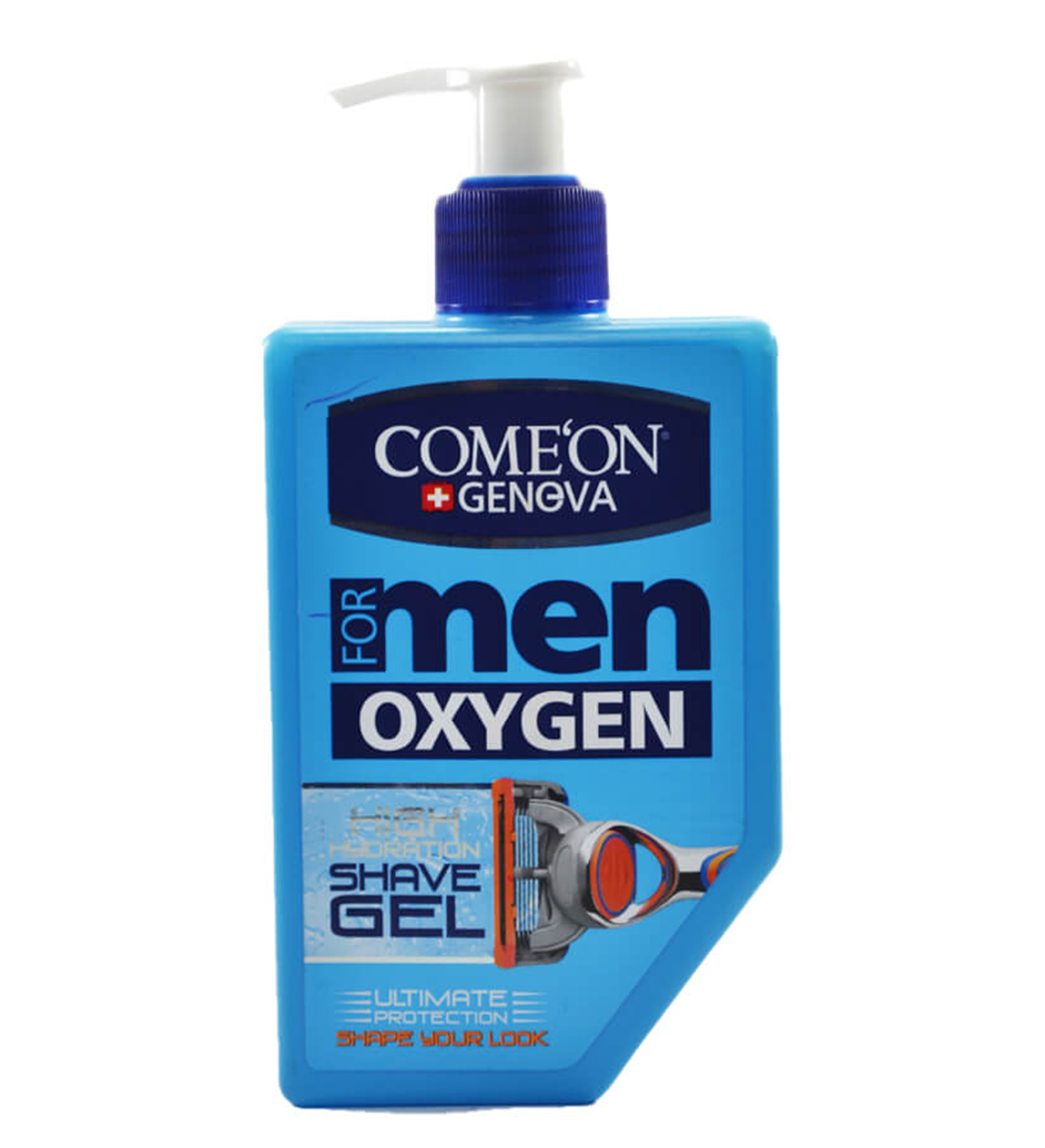 ژل اصلاح مردانه مدل اکسیژن 260میل Comeon Shave Gel Oxygen For Men 260ml