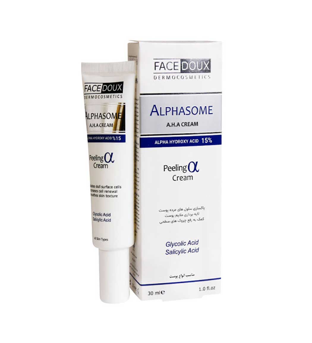 کرم آلفازوم 15 % حجم 30 میل Face Doux Alphasome 15% Cream 30ml