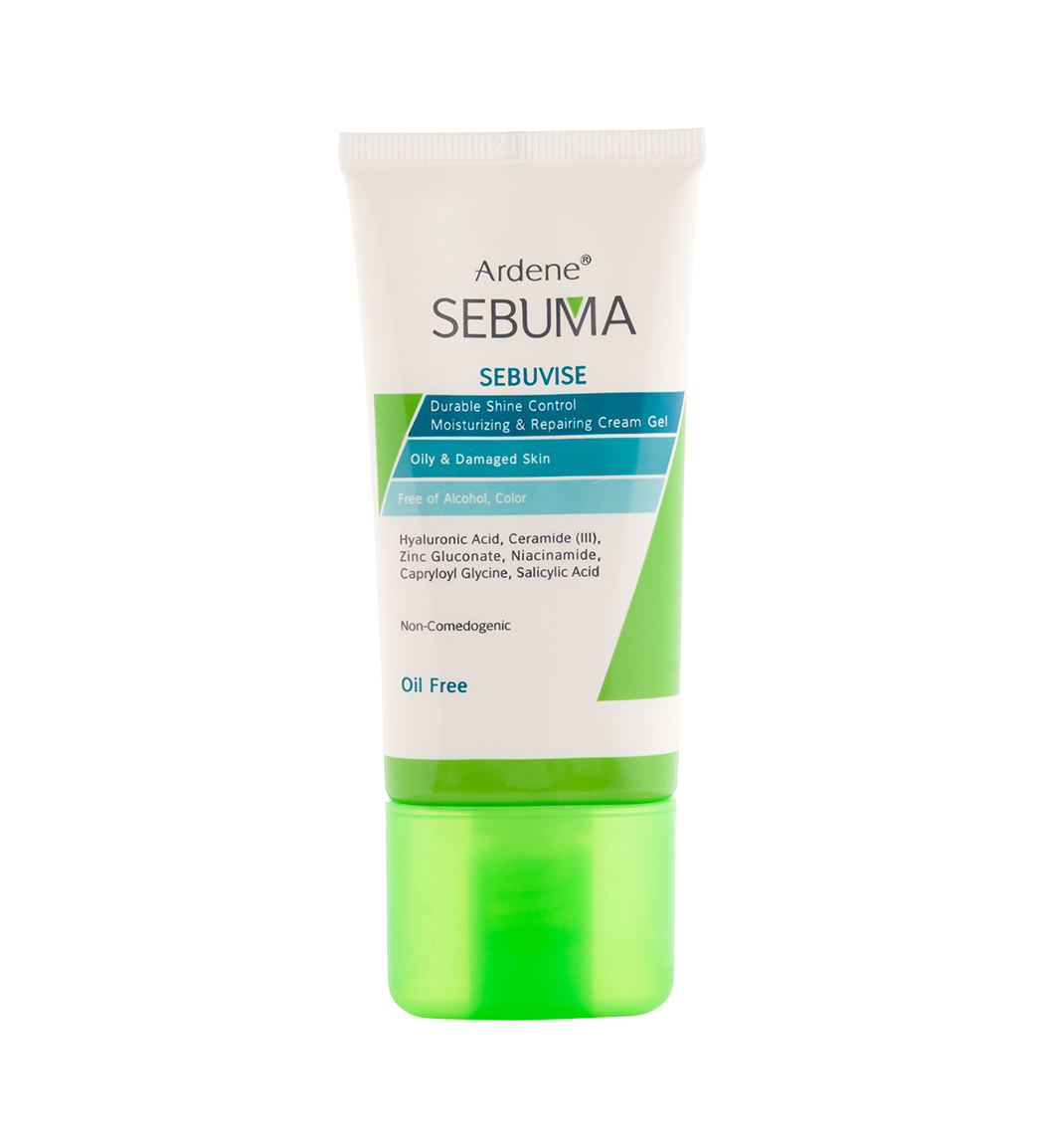 کرم ژل مرطوب کننده و بازسازی کننده سبوما مناسب پوست چرب و آسیب دیده 40میل Ardene Sebuma Moisturizing For Oily And Damaged Skin 40ml