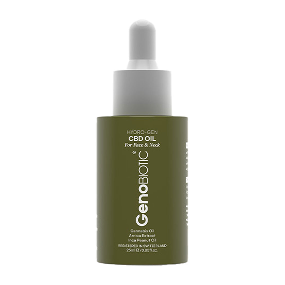 روغن رطوبت رسان CBD مناسب پوست صورت و گردن 25میل Geno Biotic CBD Oil For Face And Neck 25ml