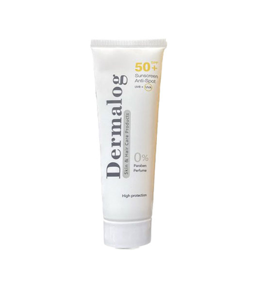کرم ضد آفتاب و ضد لک بی رنگ 50میل Dermalog Anti Spot Sunscreen 50ml
