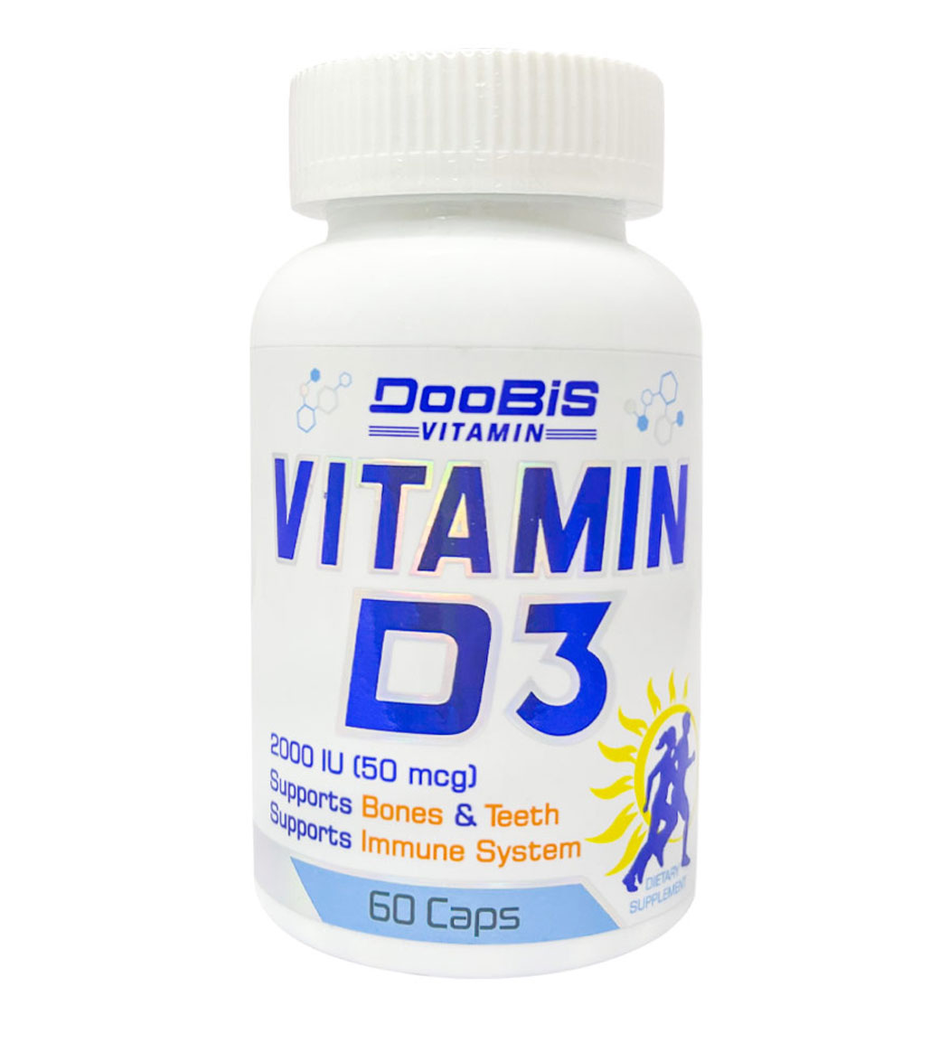 کپسول ویتامین D3 2000 بسته 60 عددی