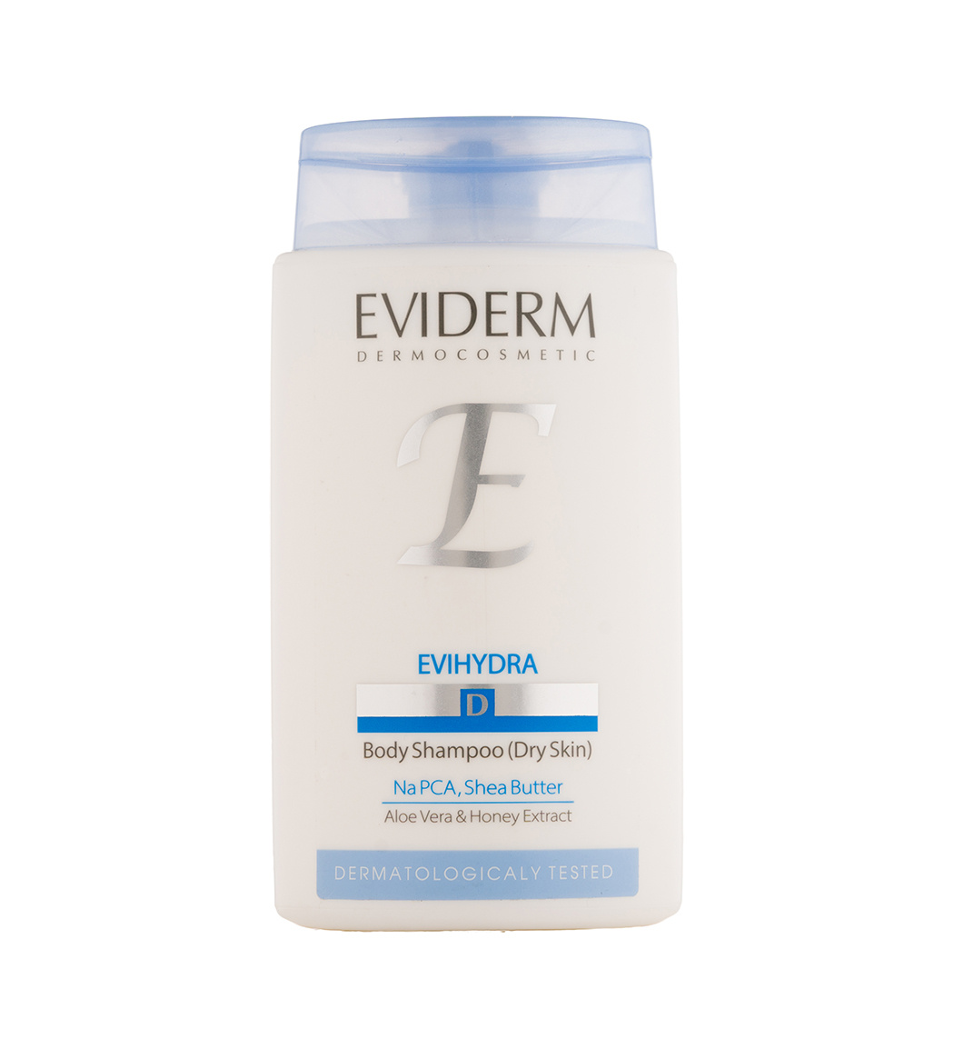 شامپو بدن مدل اوی هیدرا حجم 200 میل Eviderm Evihydra Body Wash for Dry Skin 200 ml