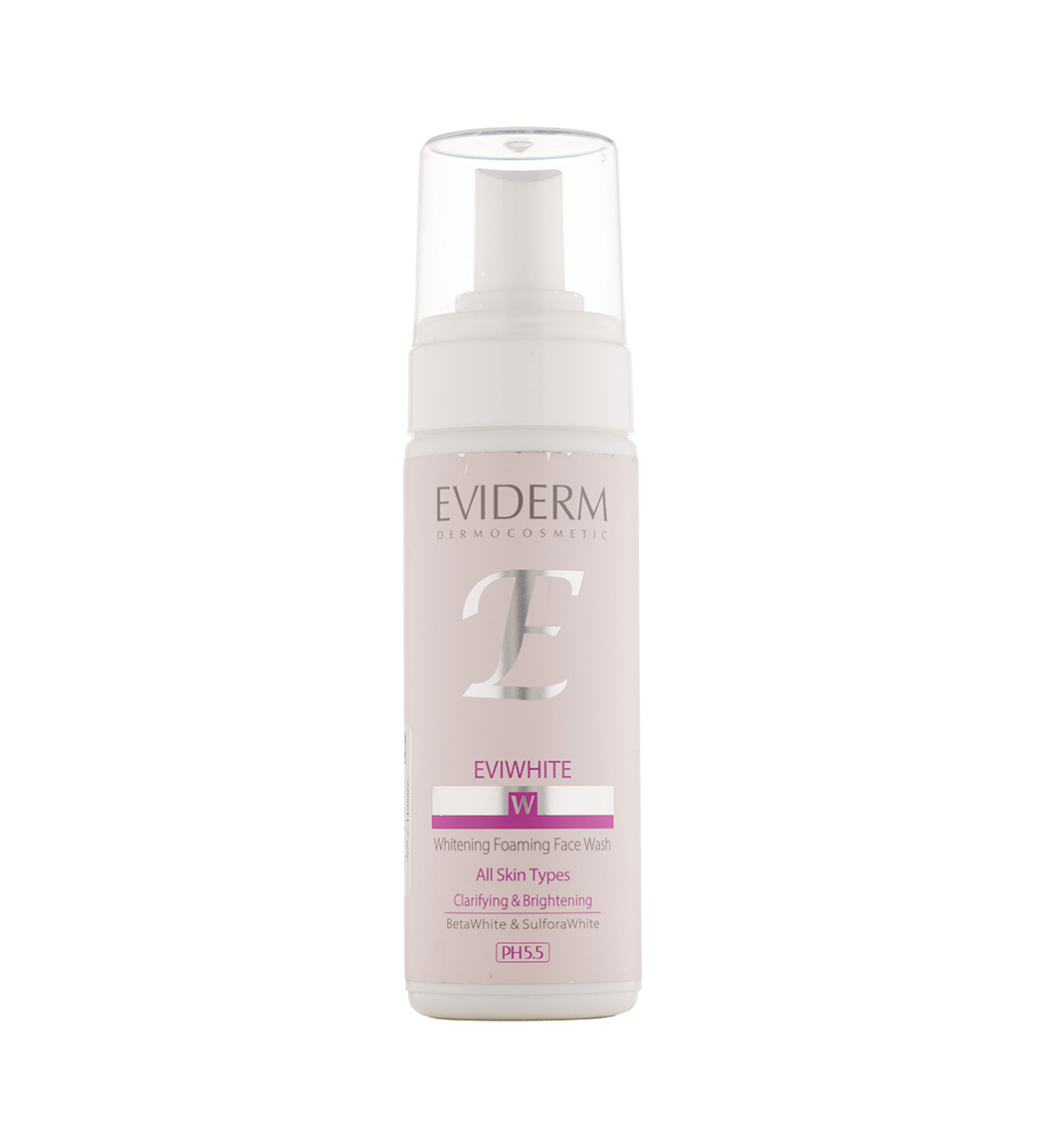 فوم شستشوی صورت مناسب انواع پوست حجم 150 میل Eviderm Foaming Face Wash For All Skin 150 ml
