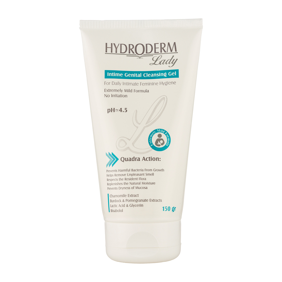 ژل بهداشتی بانوان مدل Daily حجم 150 میلی لیتر Hydroderm Intime Genital Cleansing Gel