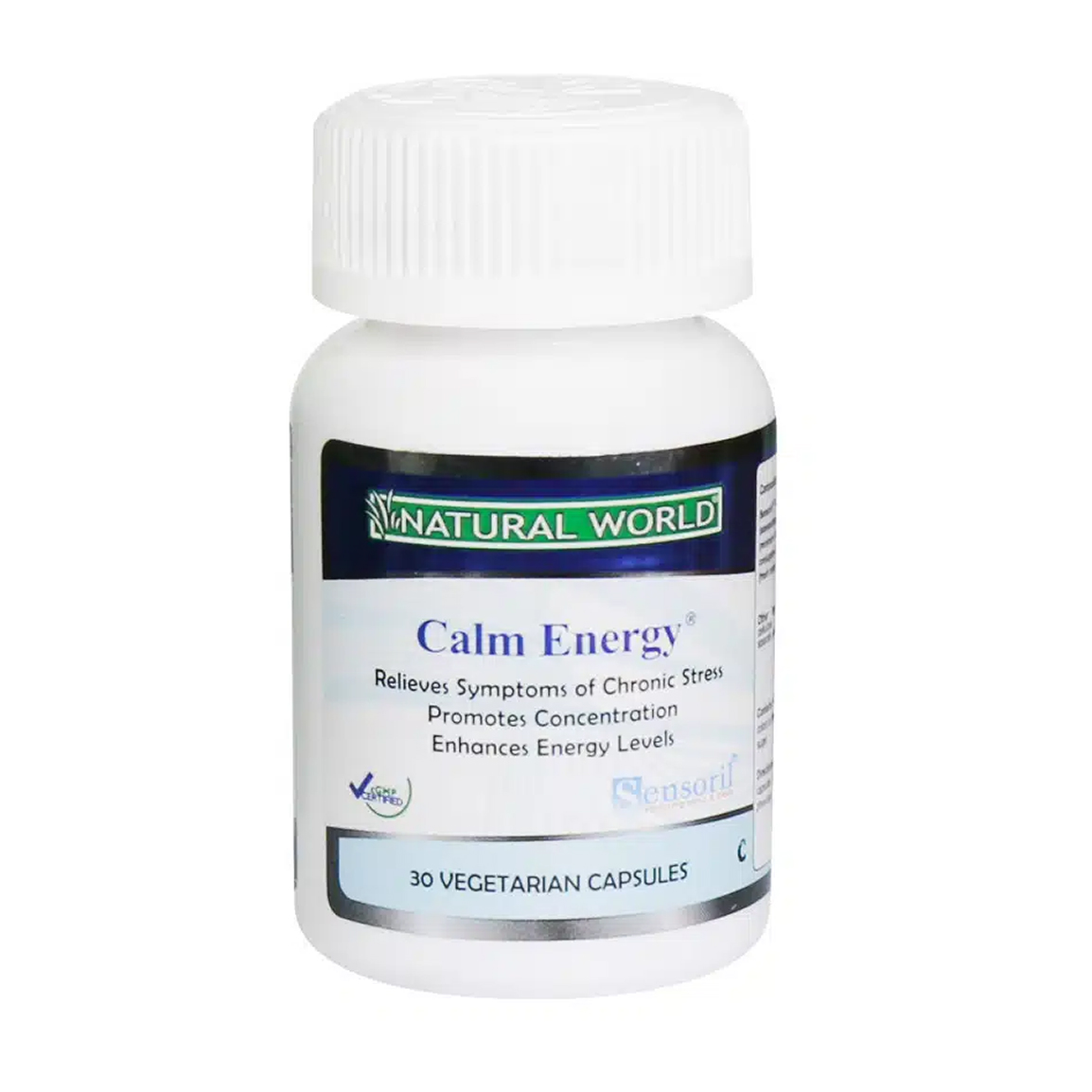 کپسول گیاهی مدل Calm Energy بسته 30 عددی Natural World Calm Energy 30 Vegetarian Capsules