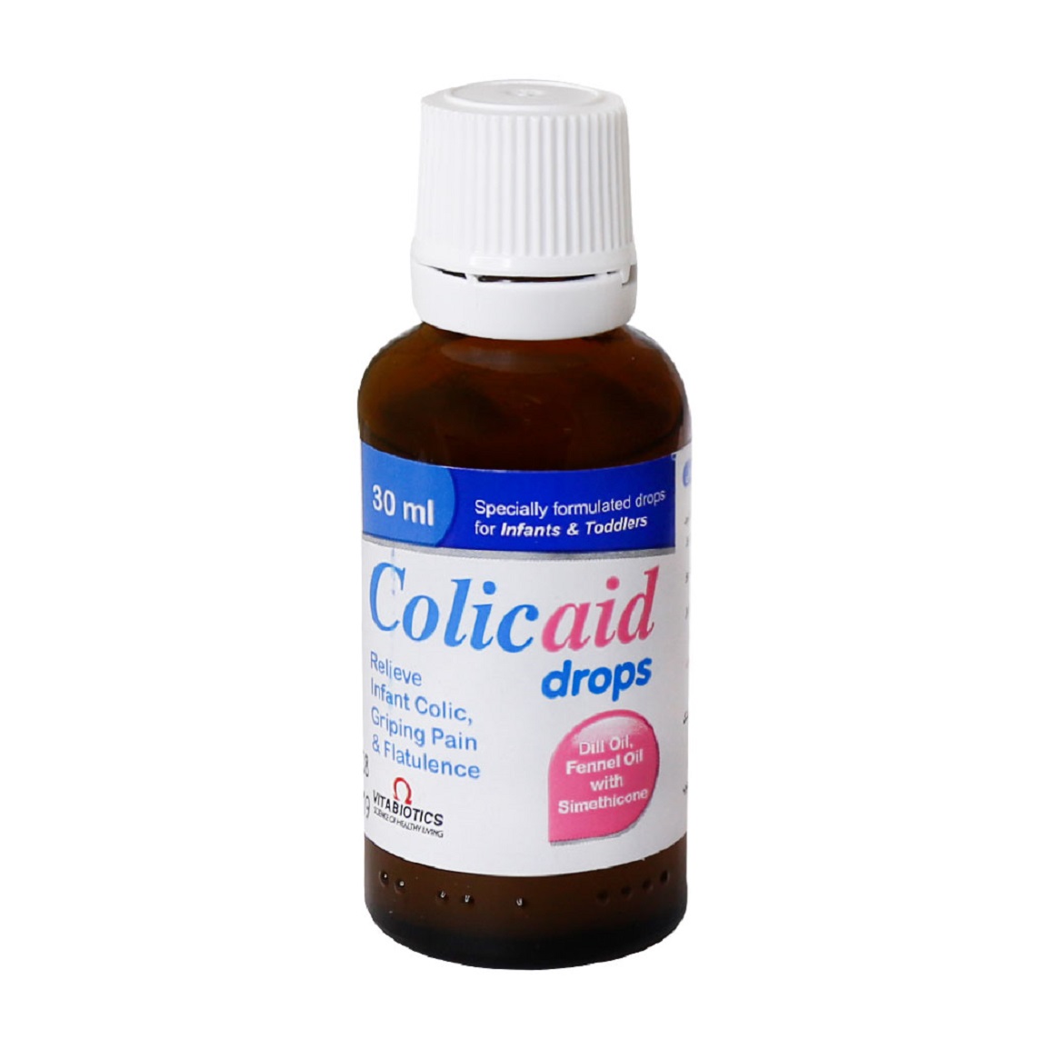 قطره گیاهی کودکان مدل کولیک اید حجم 30 میلی لیتر Vitabiotics Colicaid Drop 30 ml