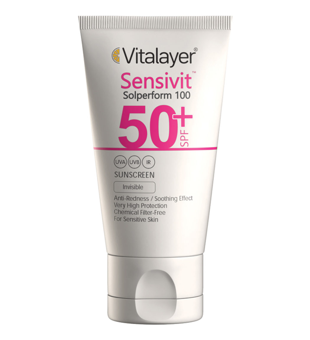 ضد آفتاب بی رنگ مدل سنسی ویت 40میل Vitalayer Sensivit Invisible Sunscreen 40ml