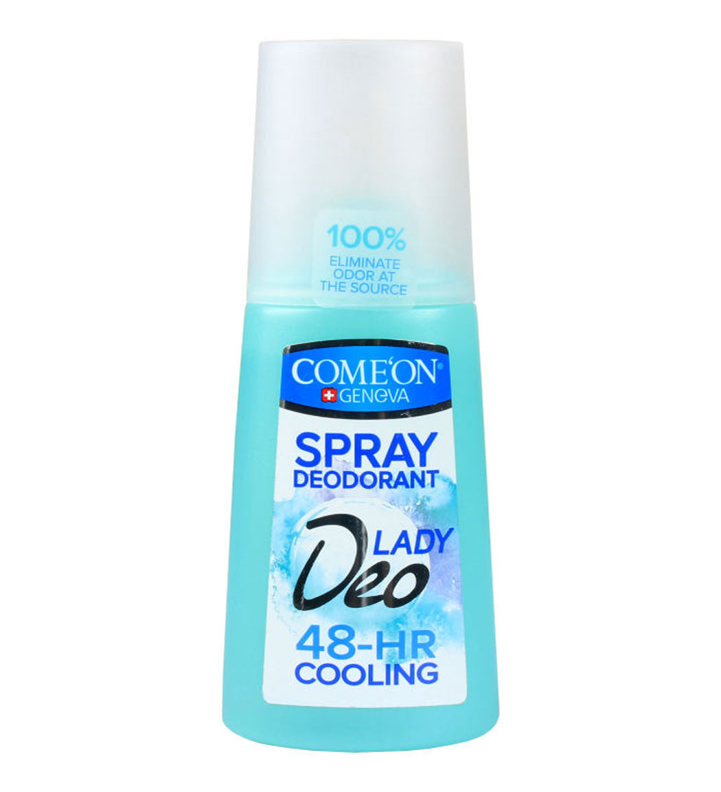 اسپری دئودورانت زنانه خنک کننده 125میل Comeon Deodorant Spray Long Lasting For Women 125ml