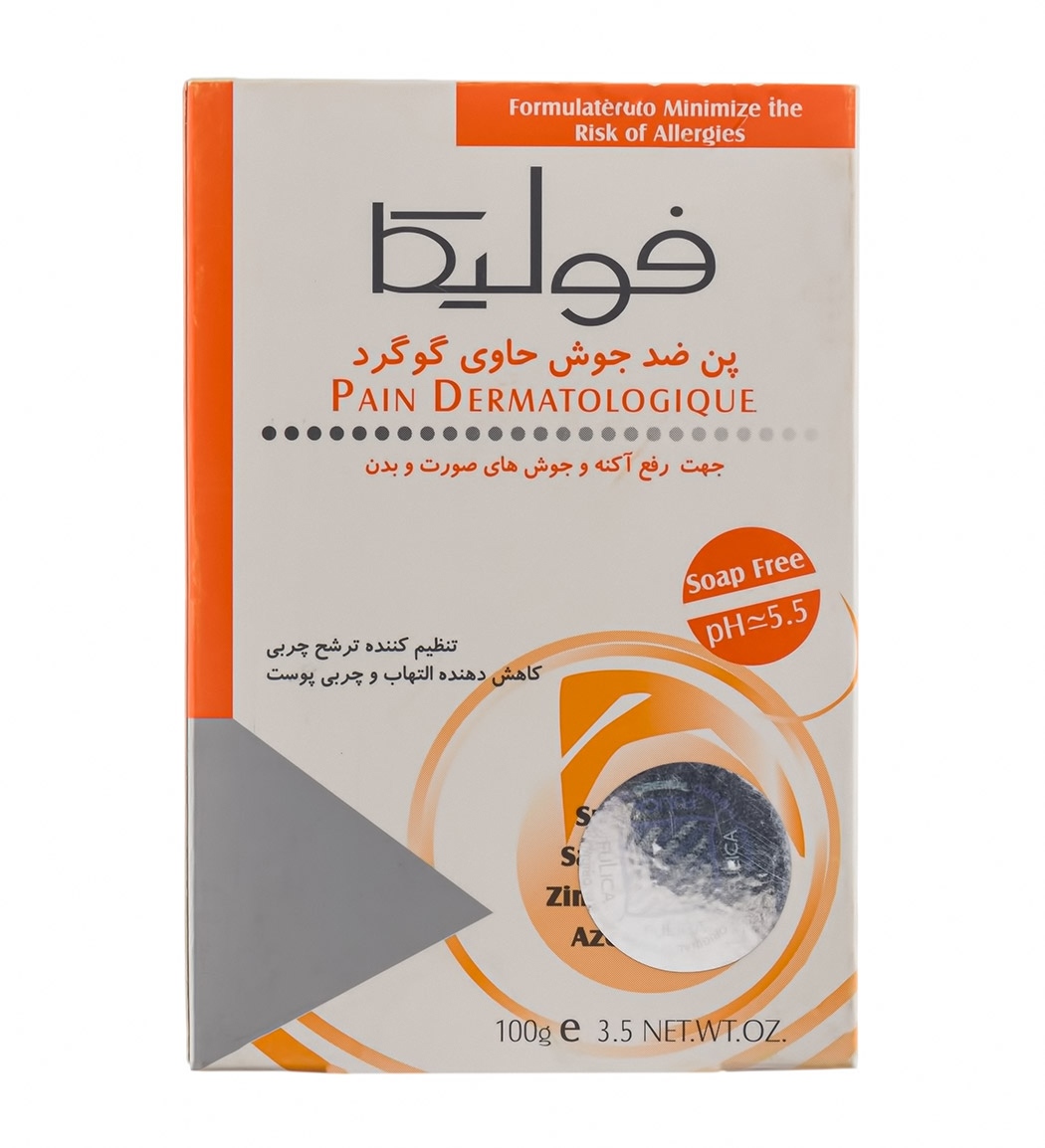 پن ضد جوش حاوی گوگرد fulica sulfur bar