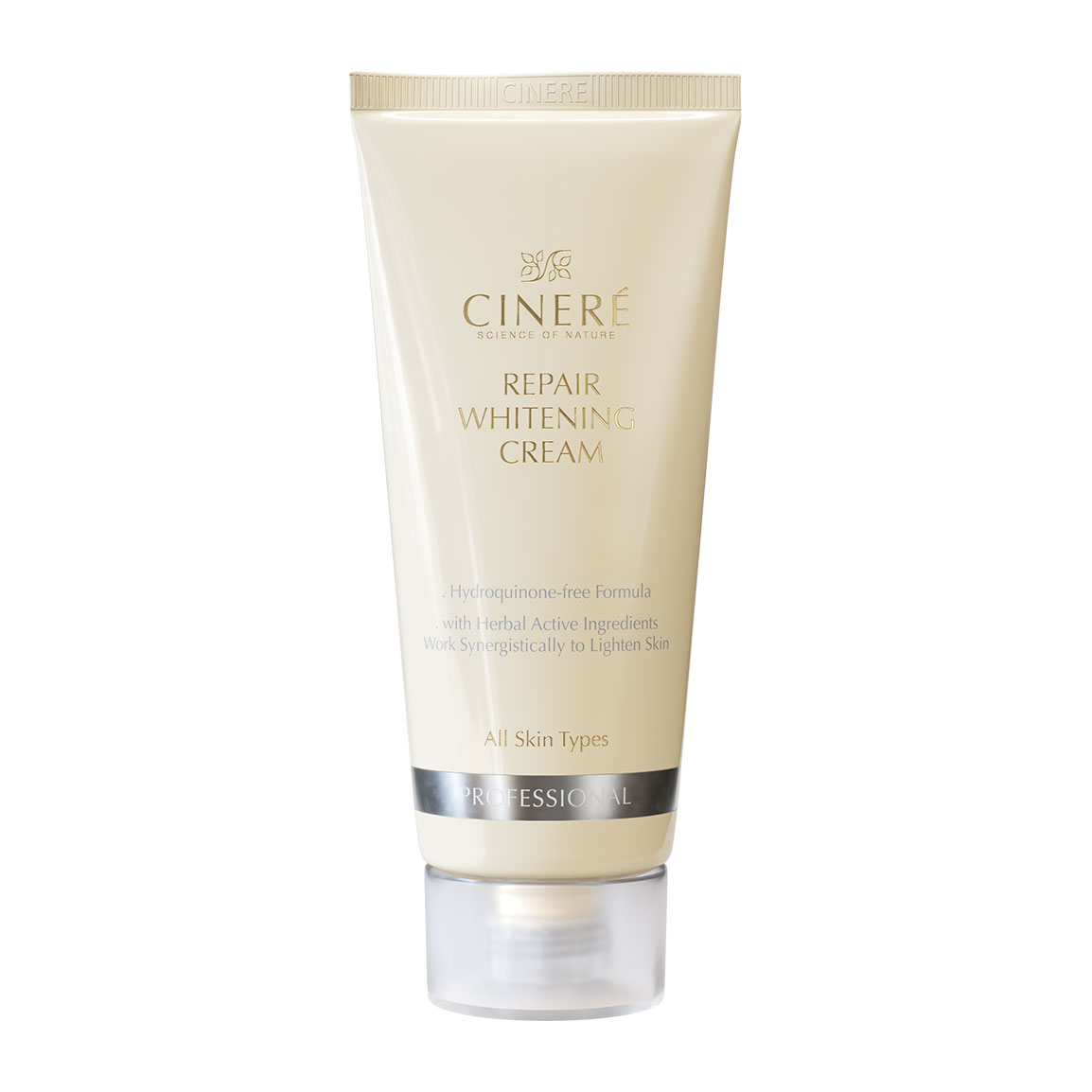 کرم ضد لک و روشن کننده حاوی عصاره های گیاهی 65میل cinere repair whitening cream