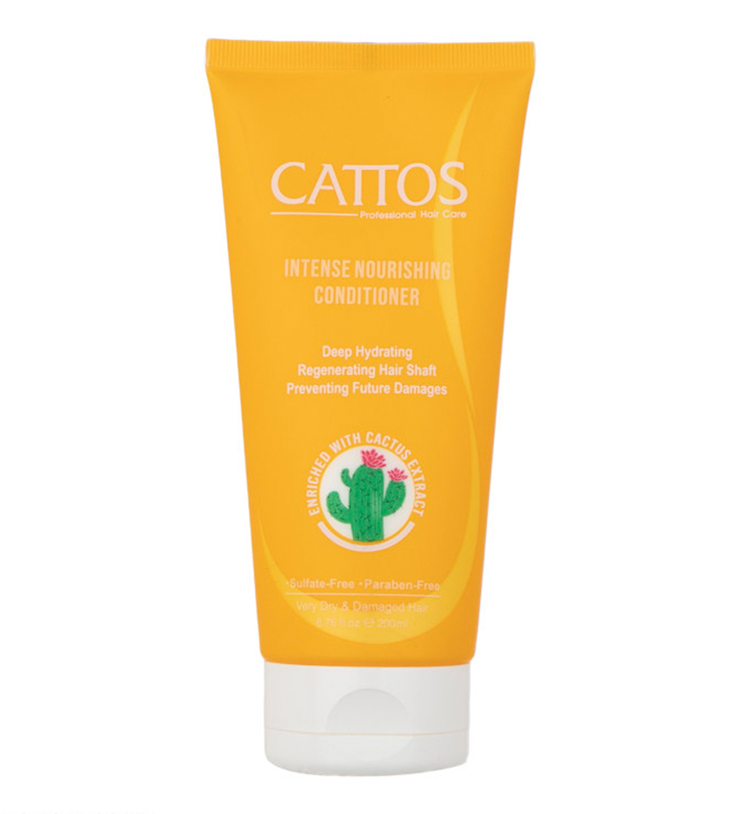 نرم کننده مناسب موهای خیلی خشک و آسیب دیده 200میل Cattos Intense Nourishing Conditioner 200ml