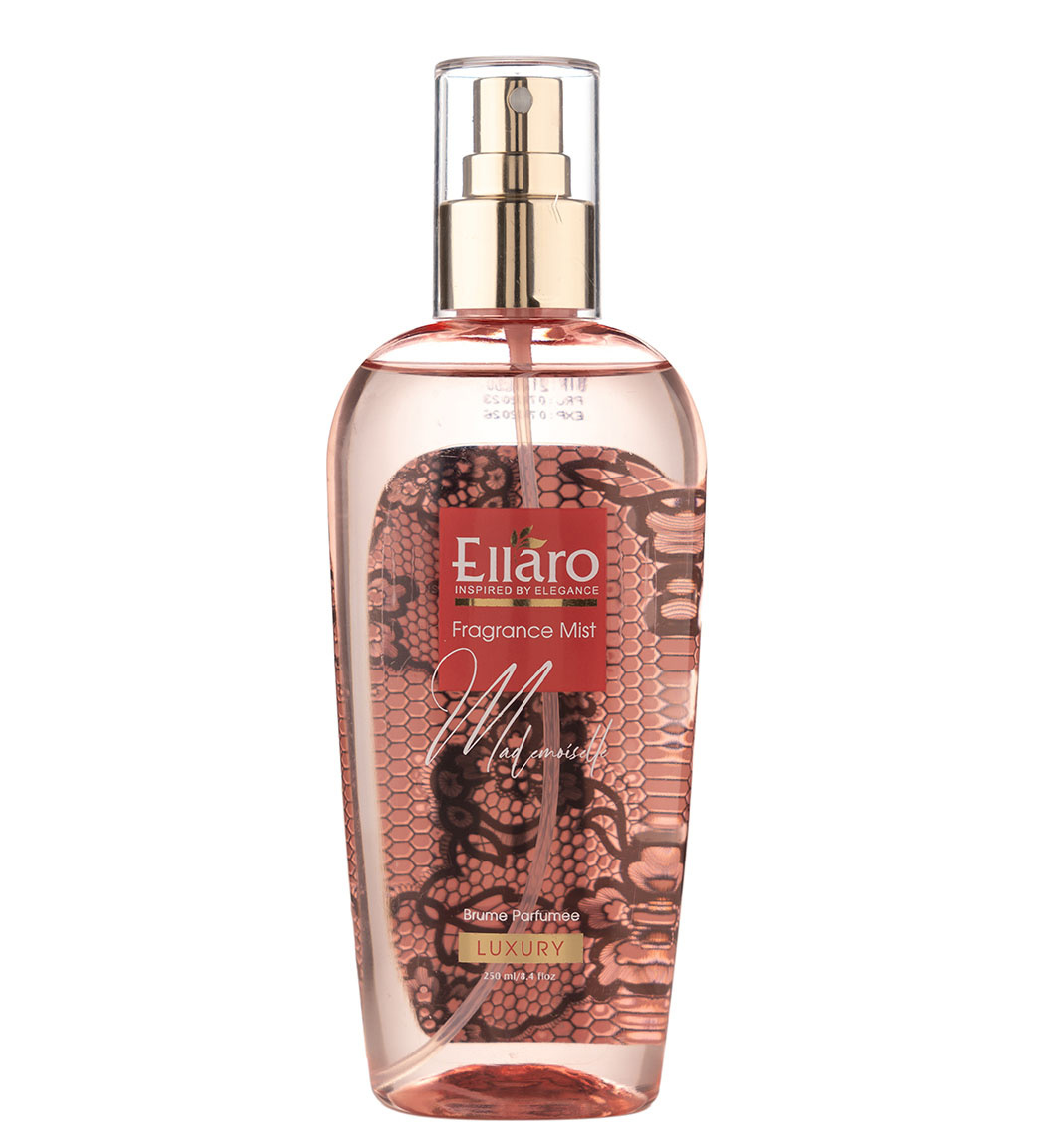 بادی اسپلش زنانه مدل مادمازل 250 میلی لیتر Ellaro Mademoiselle Body Splash 250 ml
