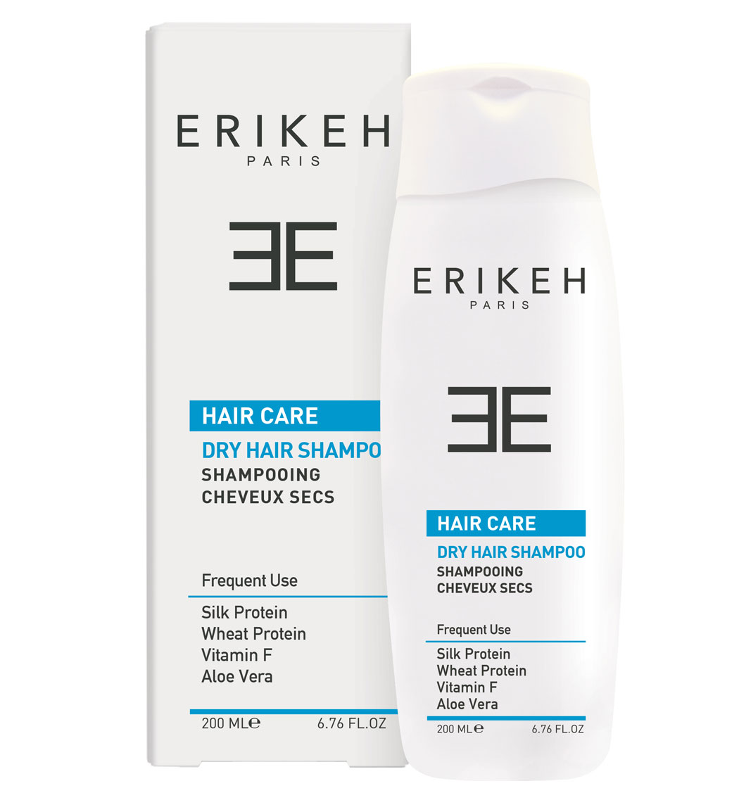 شامپو موهای خشک حاوی ویتامین F erikeh dry hair shampoo