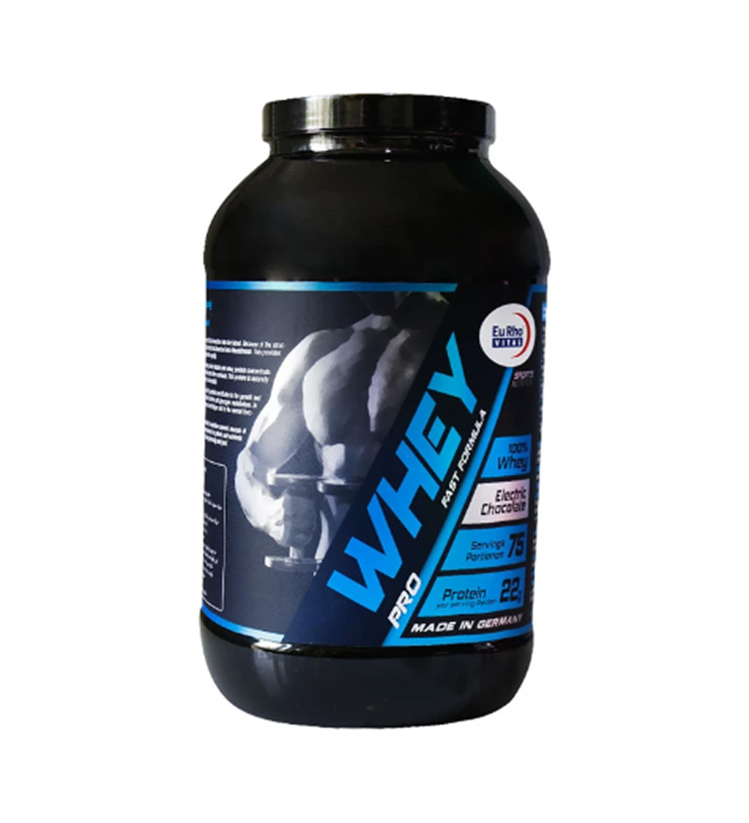 پودر پروتئین وی پرو با طعم شکلات وزن 2270 گرم Eurho Vital Whey Pro 1000 g