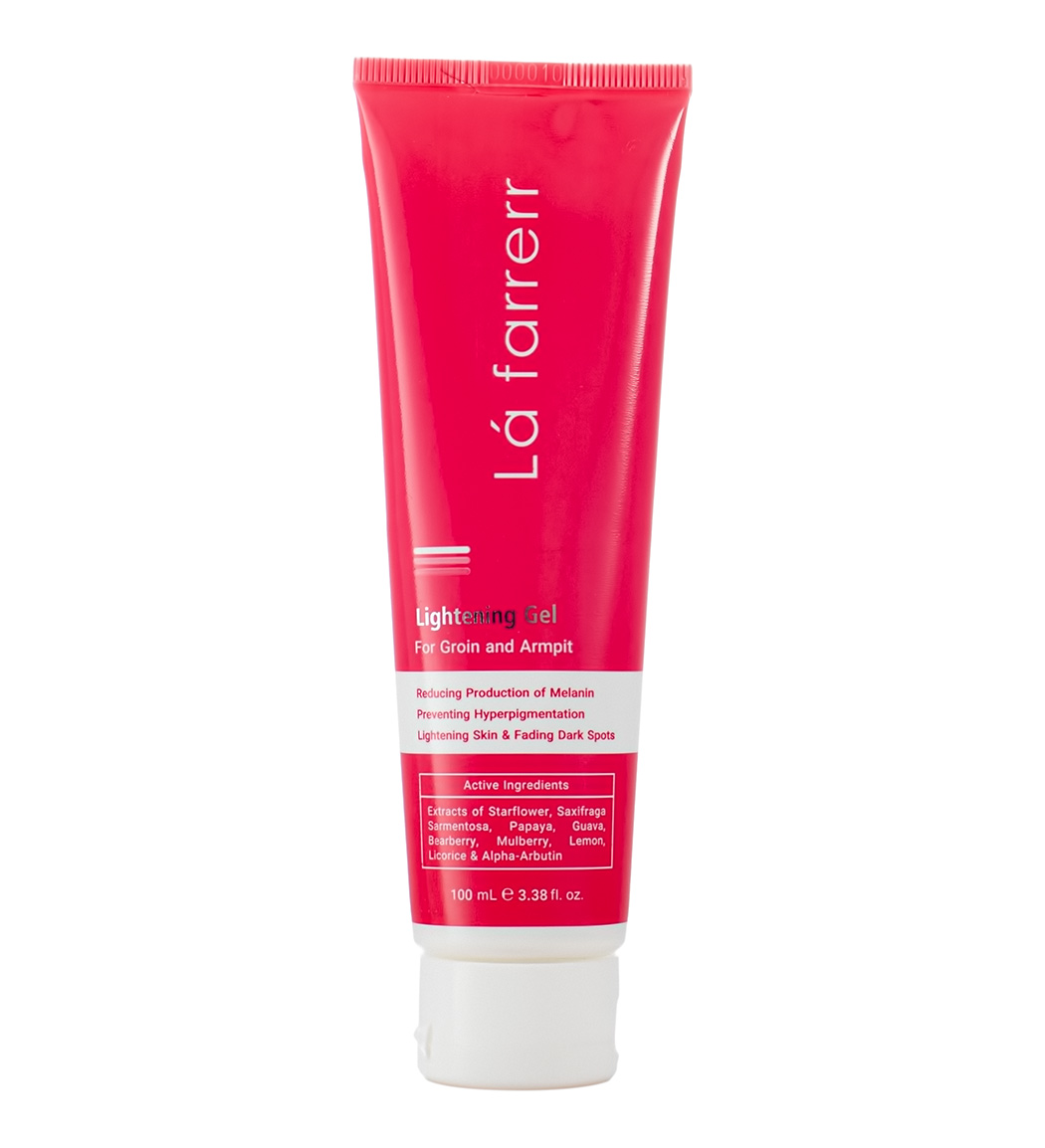 ژل روشن کننده مناسب برای زیر بغل و کشاله ران 100میل Lafarrerr Lightening Gel For Groin And Armpit 100ml
