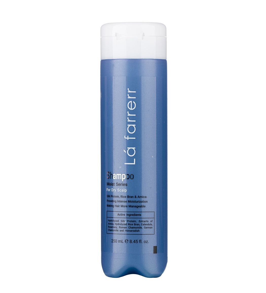 شامپو روزانه رطوبت رسان موهای خشک Lafarrerr Dry Scalp Shampoo Moist Series