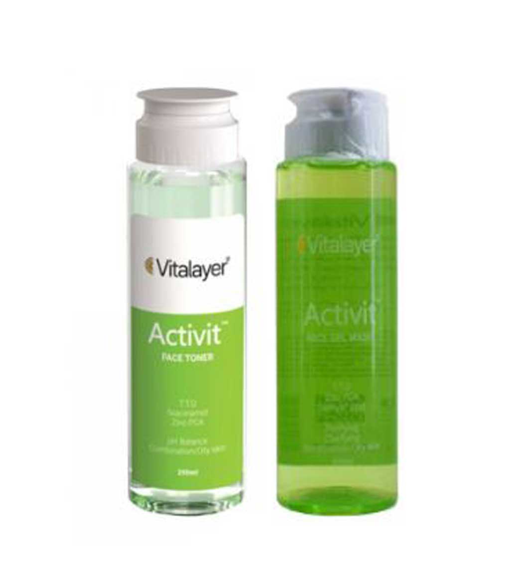 پک شوینده صورت مناسب پوست چرب Vitalayer Oily Skin Face Wash Pack