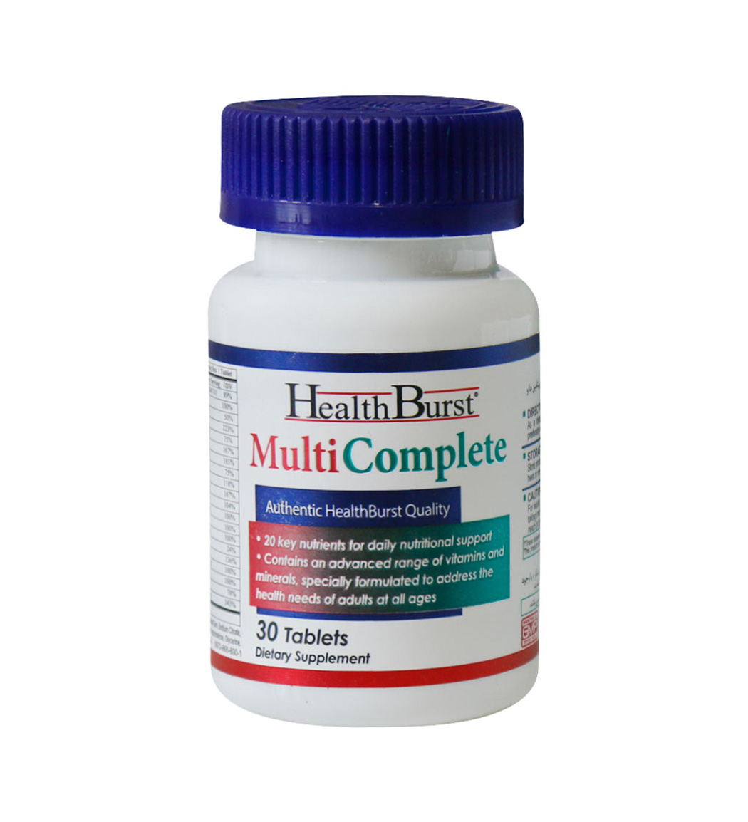 قرص Multi Complete بسته 30 عددی Health Burst Multi Complete 30 Tablets