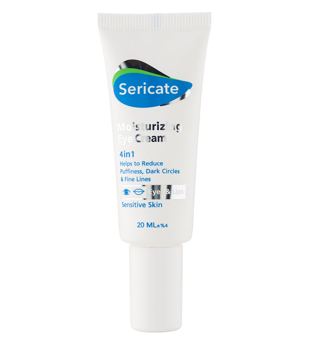 کرم مرطوب کننده دور چشم 4 در 1 حجم 20میل Sericate Moisturizing Eye Cream 4 in 1 20ml